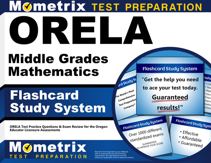 ORELA Middle Grades Mathematics Flashcard Study System