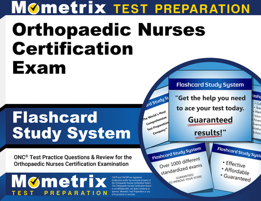 Orthopaedic Nurses Certification Exam Flashcard Study System