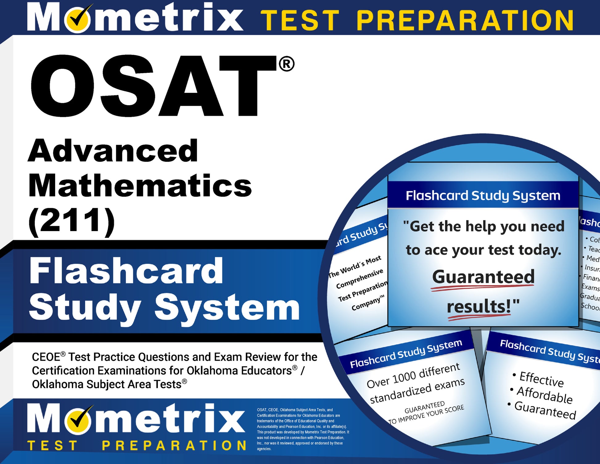 OSAT Advanced Mathematics (211) Flashcard Study System