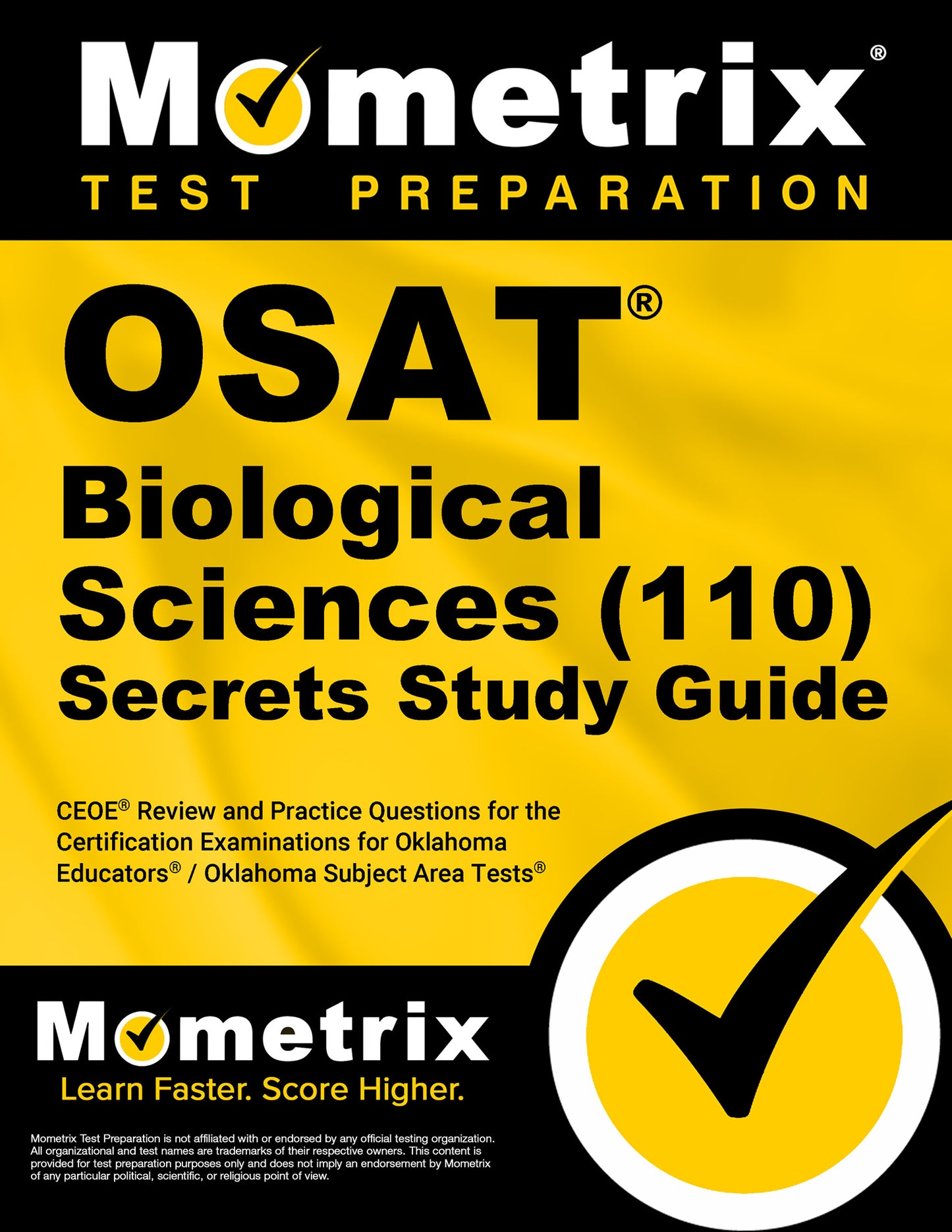 OSAT Biological Sciences (110) Secrets Study Guide