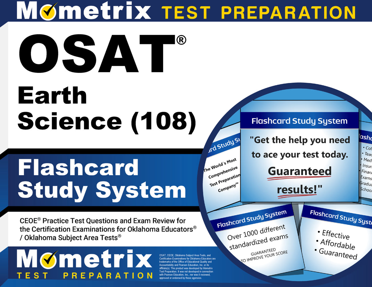 OSAT Earth Science (108) Flashcard Study System