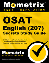 OSAT English (207) Secrets Study Guide (ebook access)
