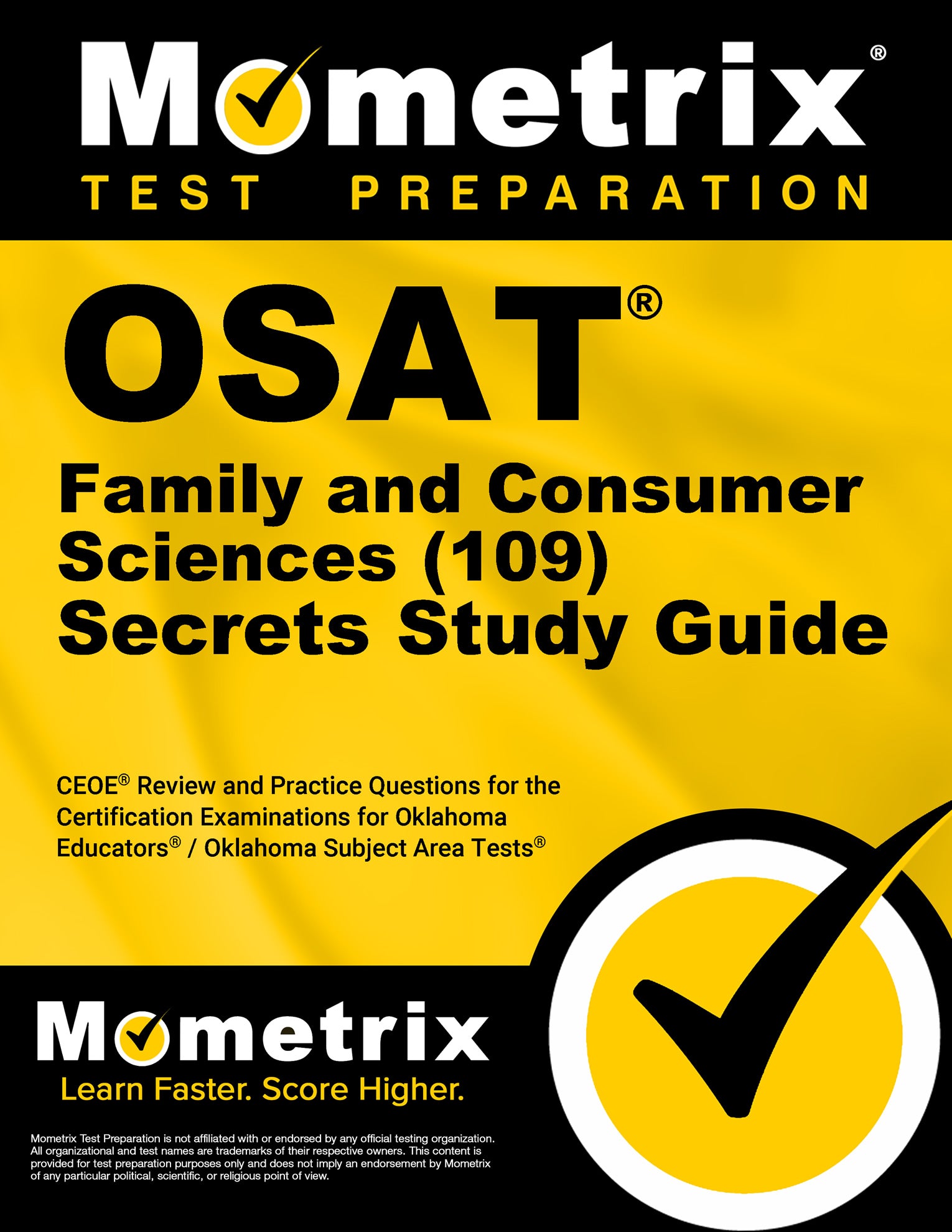 OSAT Family and Consumer Sciences (109) Secrets Study Guide