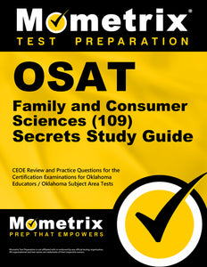 OSAT Family and Consumer Sciences (109) Secrets Study Guide