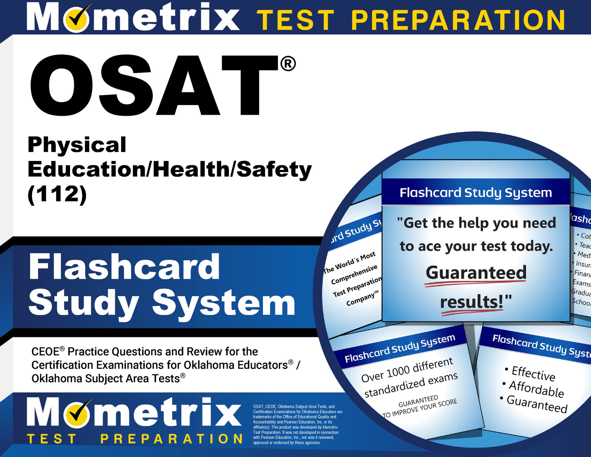 OSAT Physical Education/Health/Safety (112) Flashcard Study System