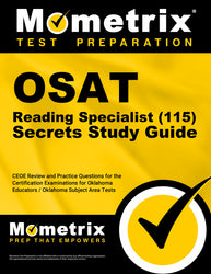 OSAT Reading Specialist (115) Secrets Study Guide (ebook access)