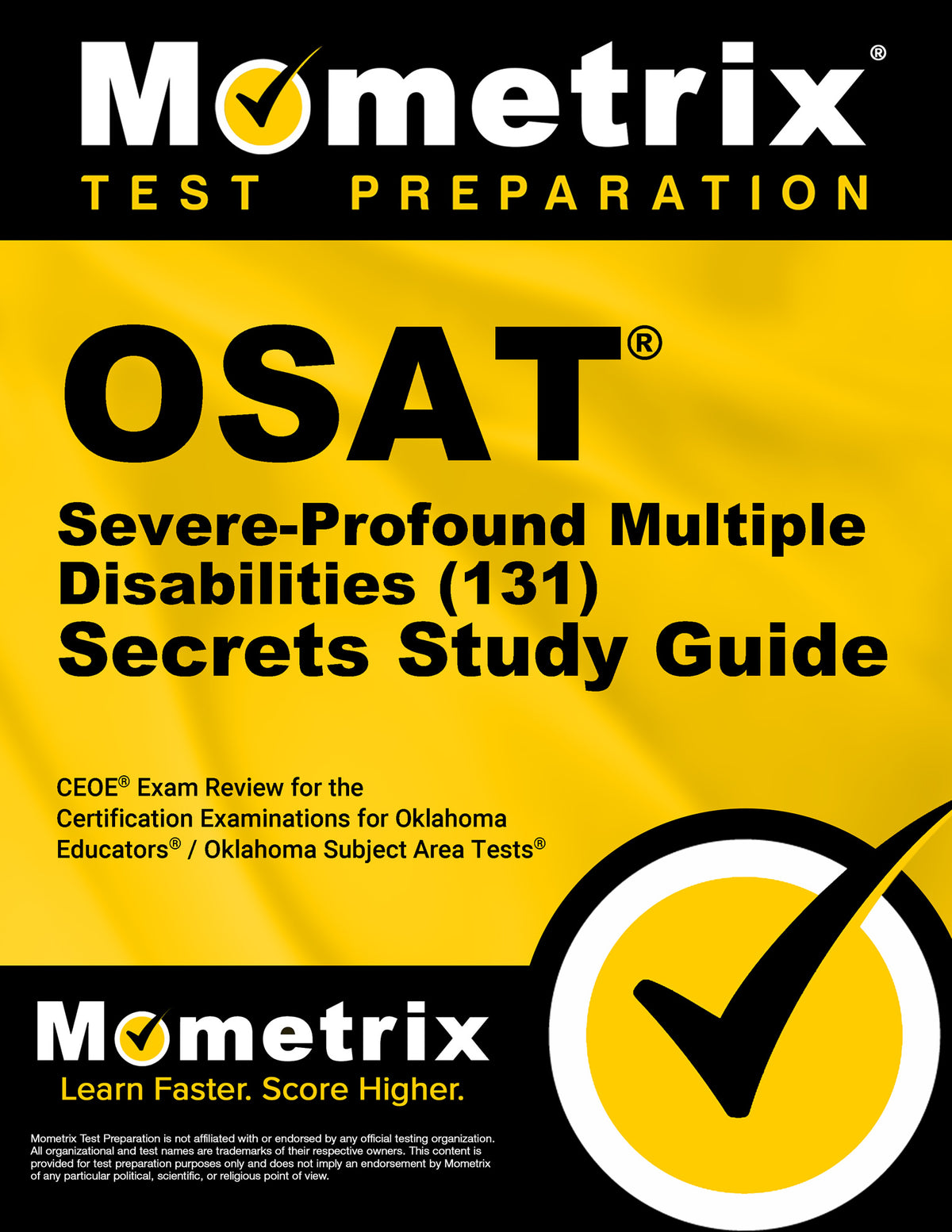 OSAT Severe-Profound/Multiple Disabilities (131) Secrets Study Guide