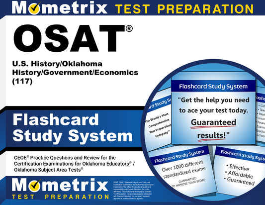 OSAT U.S. History/Oklahoma History/Government/Economics (117) Flashcard Study System