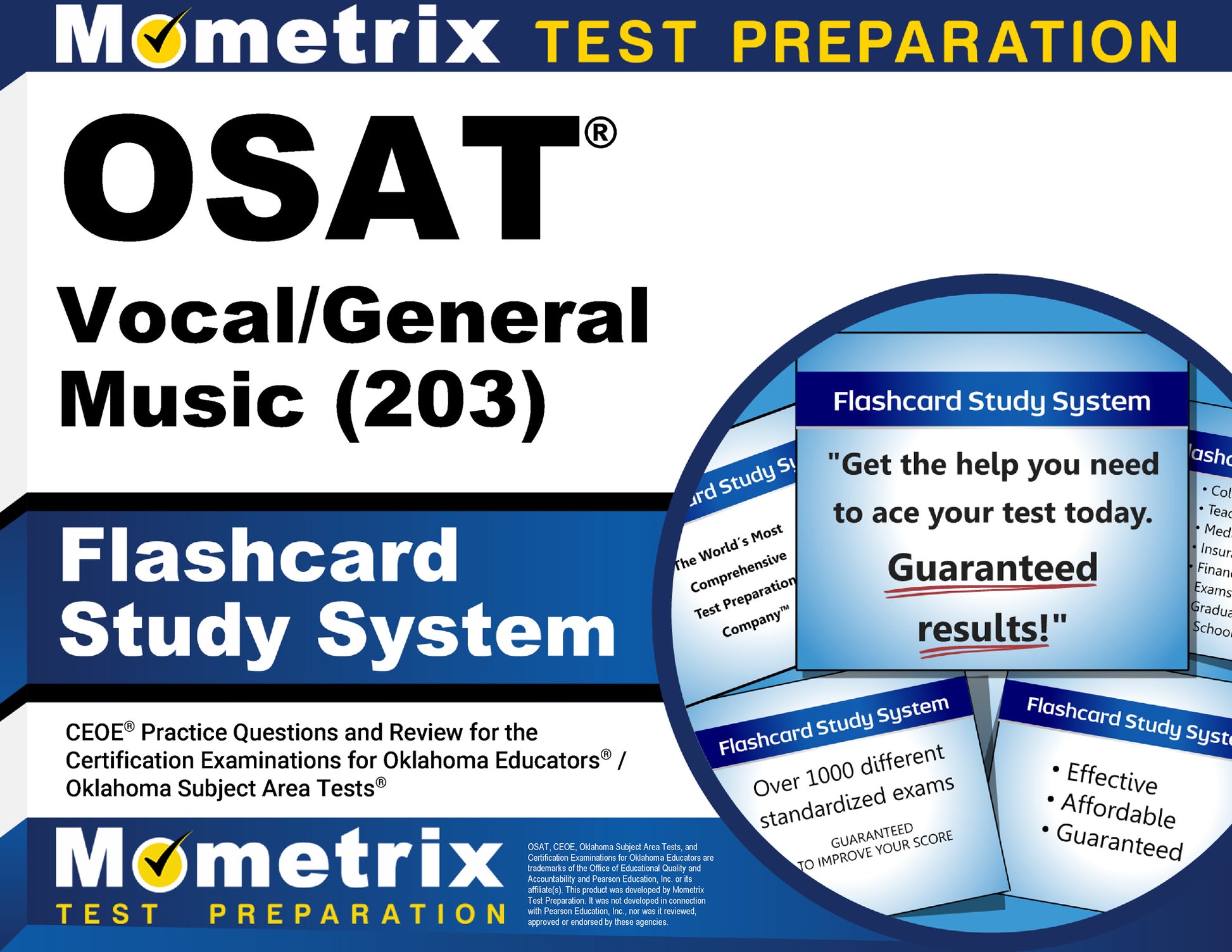 OSAT Vocal/General Music (203) Flashcard Study System
