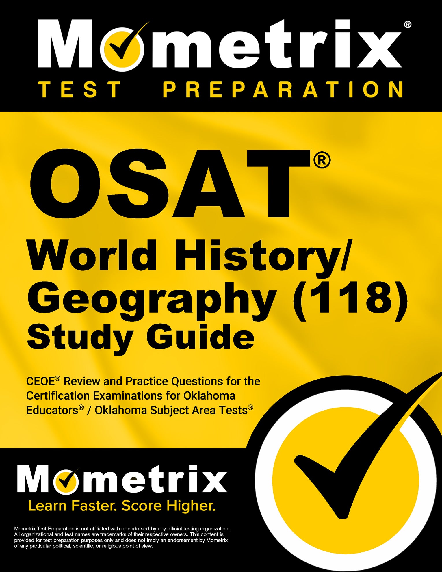 OSAT World History/Geography (118) Secrets Study Guide