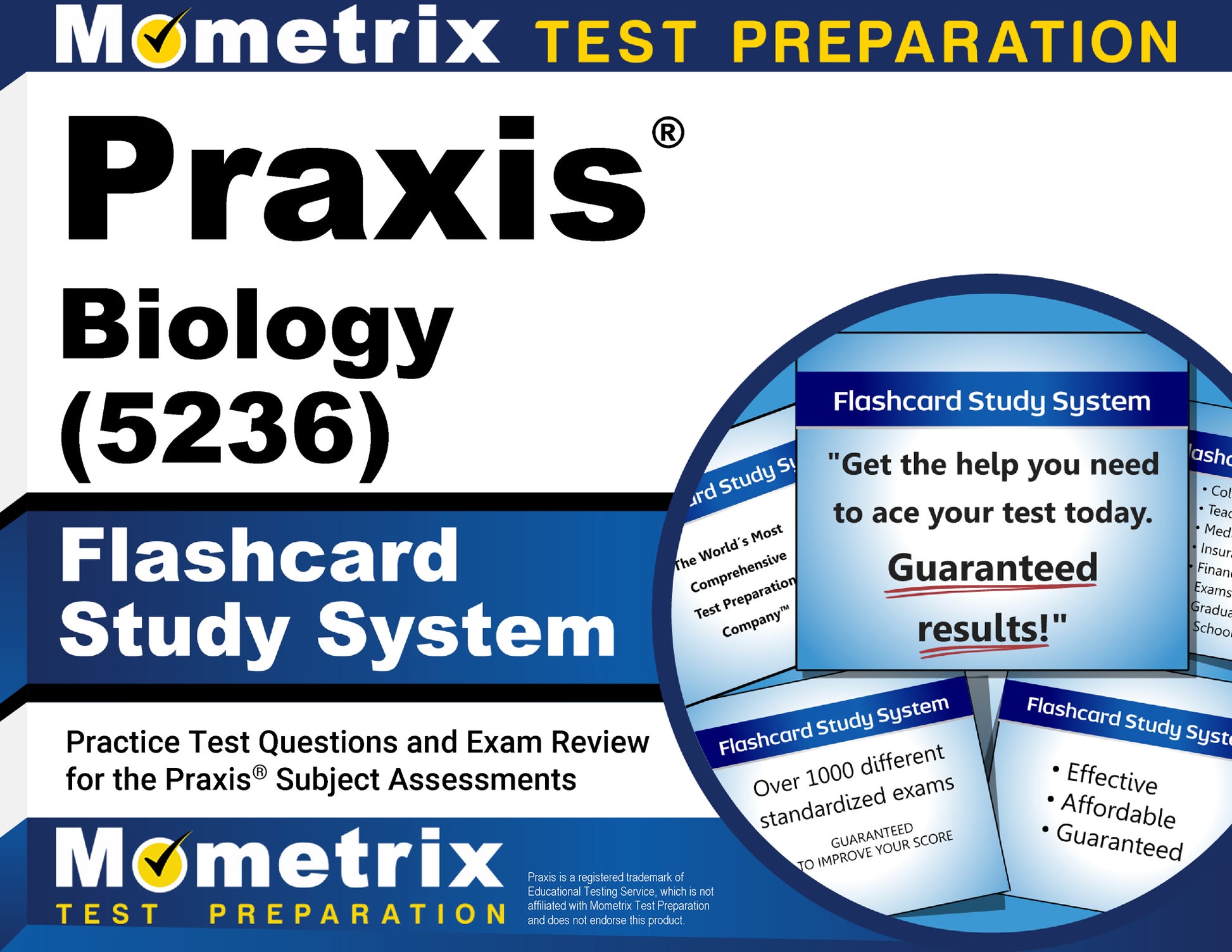 Praxis Biology (5236) Flashcard Study System