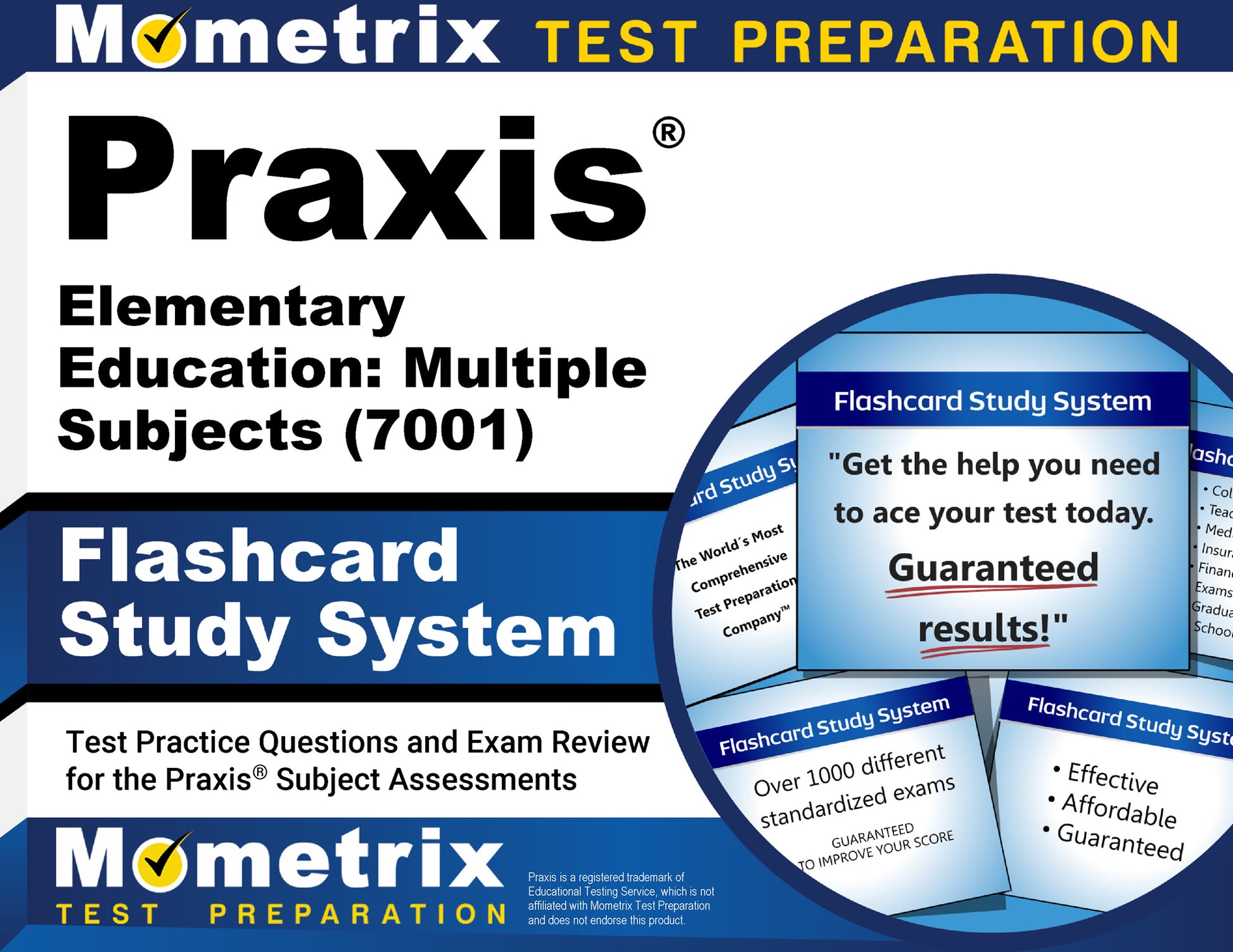 Praxis Elementary Education: Multiple Subjects (7001) Flashcard Study System