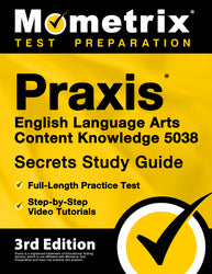 Praxis English Language Arts Content Knowledge 5038 Secrets Study Guide [3rd Edition] (printed book)