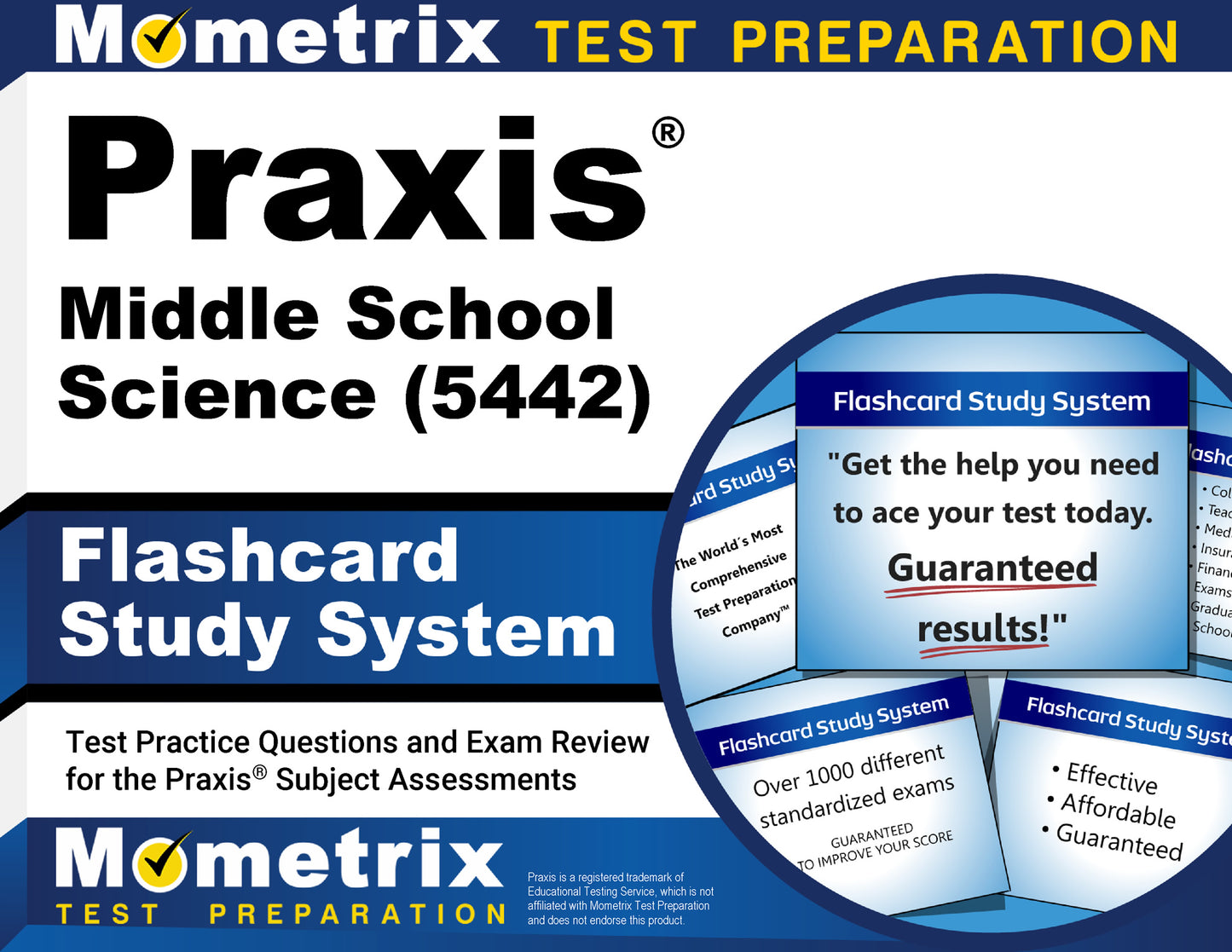 Praxis Middle School Science (5442) Flashcard Study System
