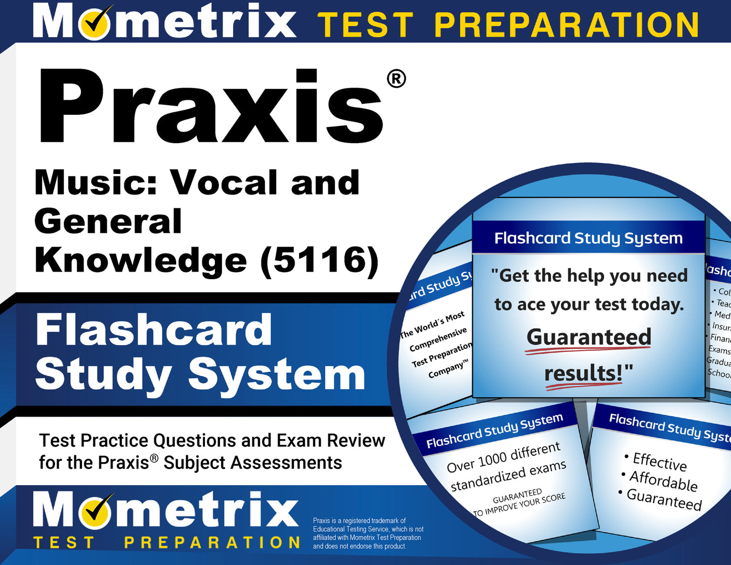 Praxis Music: Vocal and General Knowledge (5116) Flashcard Study System