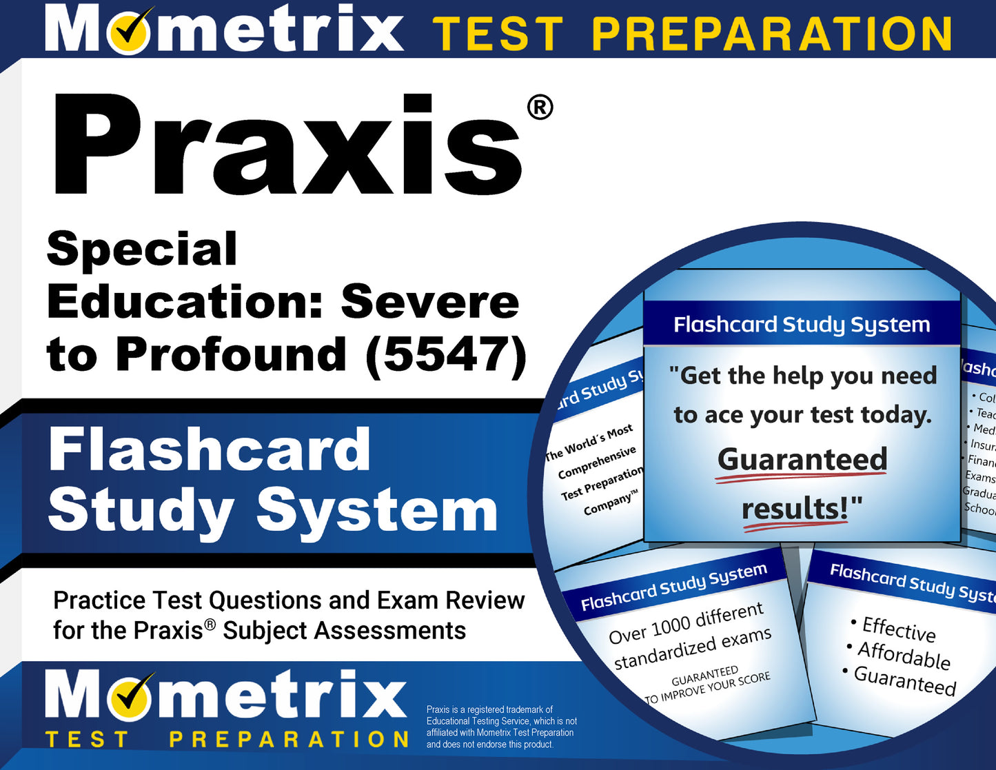 Praxis Special Education: Severe to Profound (5547) Flashcard Study System