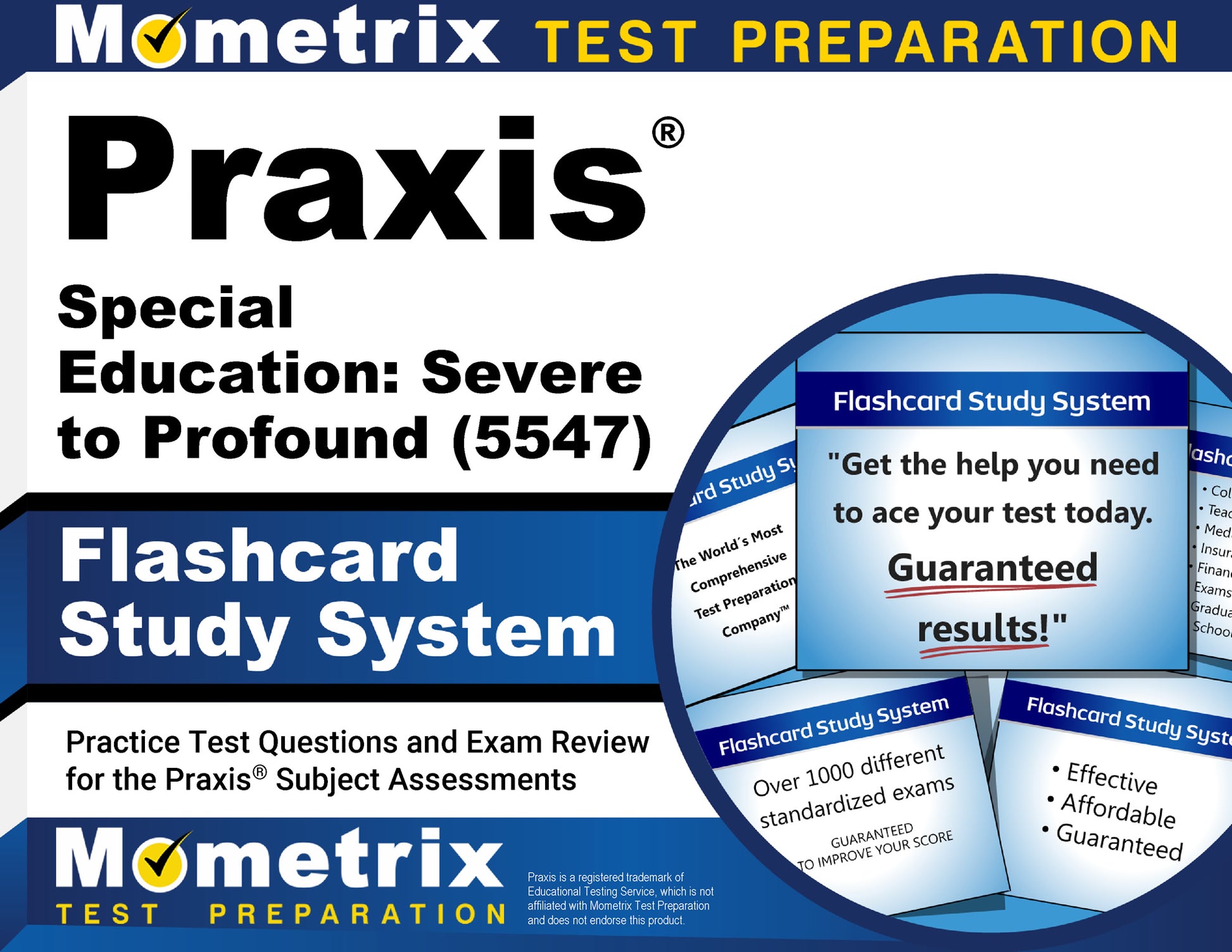 Praxis Special Education: Severe to Profound (5547) Flashcard Study System