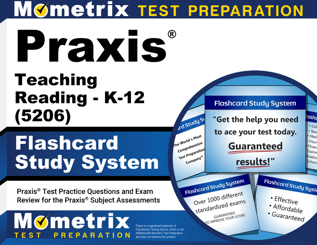 Praxis Teaching Reading - K-12 (5206) Flashcard Study System