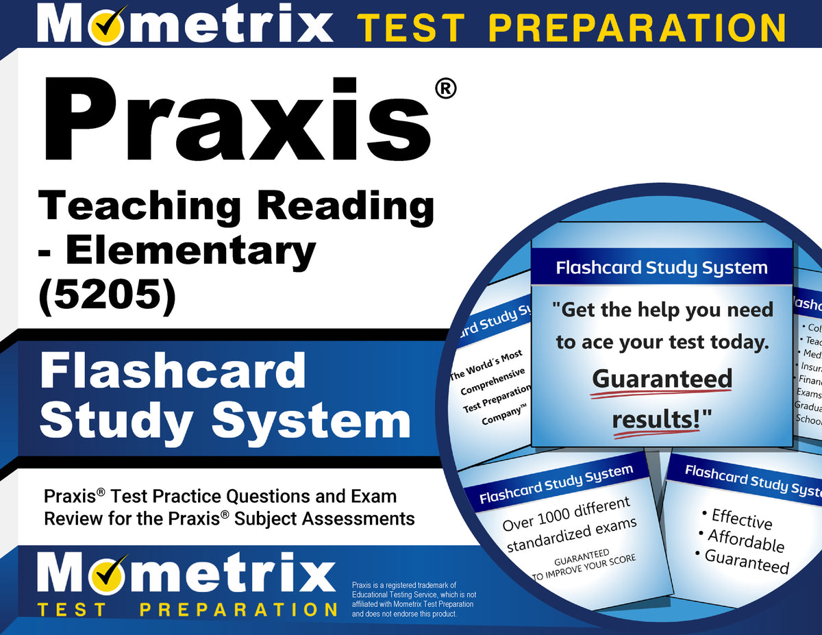 Praxis Teaching Reading - Elementary (5205) Flashcard Study System