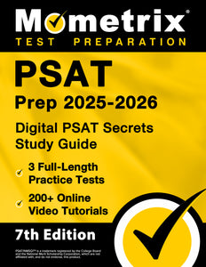 PSAT Prep 2025-2026 - Digital PSAT Secrets Study Guide [7th Edition] (printed book)