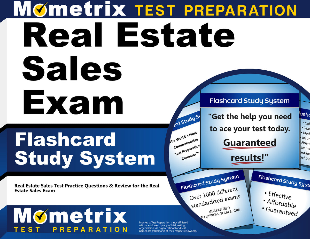 Real Estate Sales Exam Flashcard Study System
