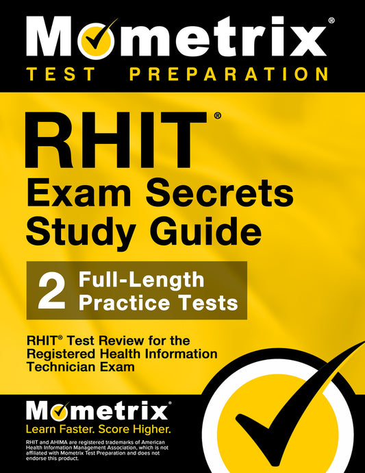 RHIT Exam Secrets Study Guide (printed book)