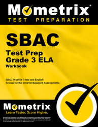 SBAC Test Prep Grade 3 ELA Workbook (ebook access)