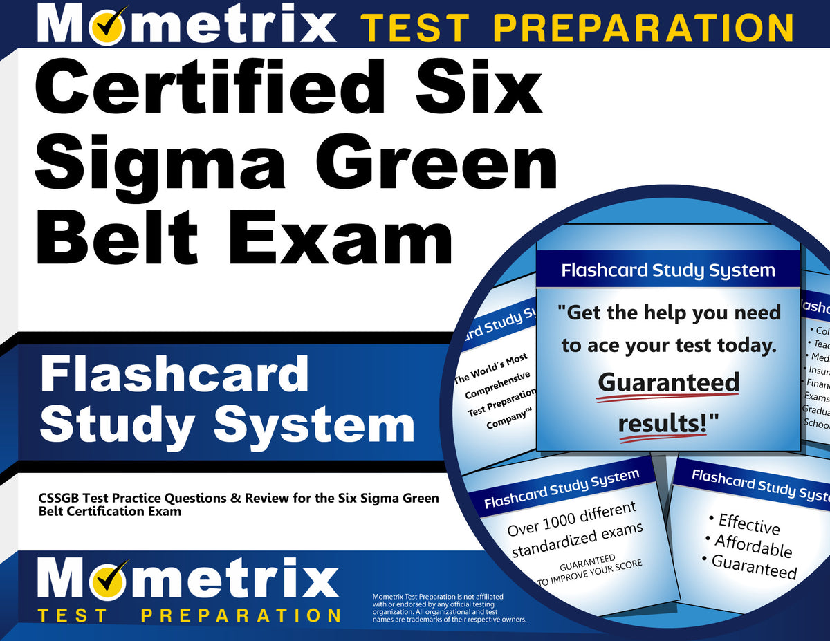 Certified Six Sigma Green Belt Exam Flashcard Study System
