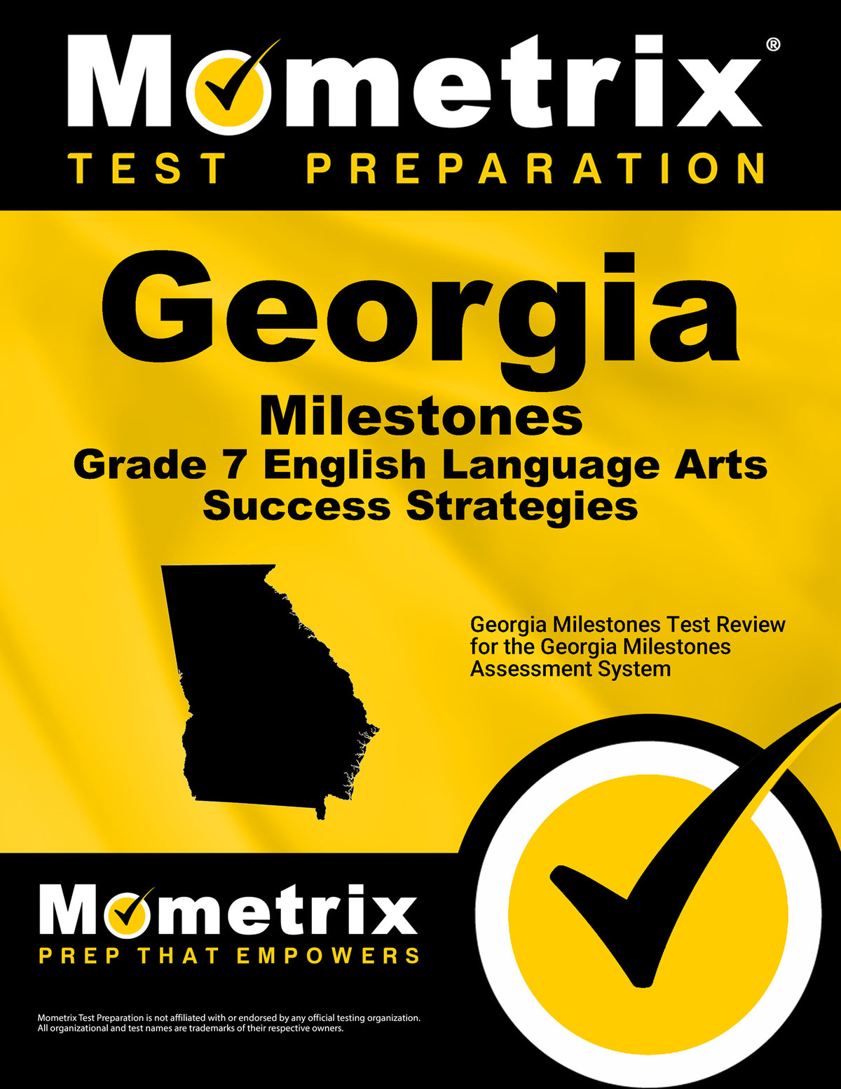 Georgia Milestones Grade 7 English Language Arts Success Strategies Study Guide