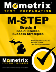 M-STEP Grade 8 Social Studies Success Strategies Study Guide (printed book) - -----