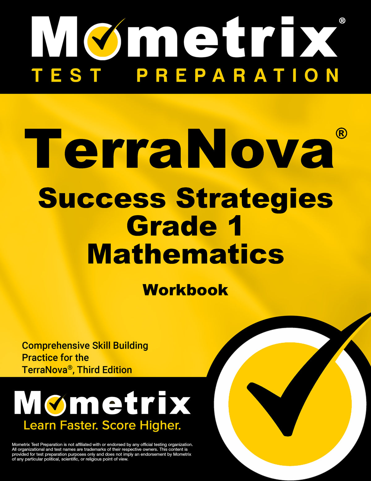 TerraNova Success Strategies Grade 1 Mathematics Workbook