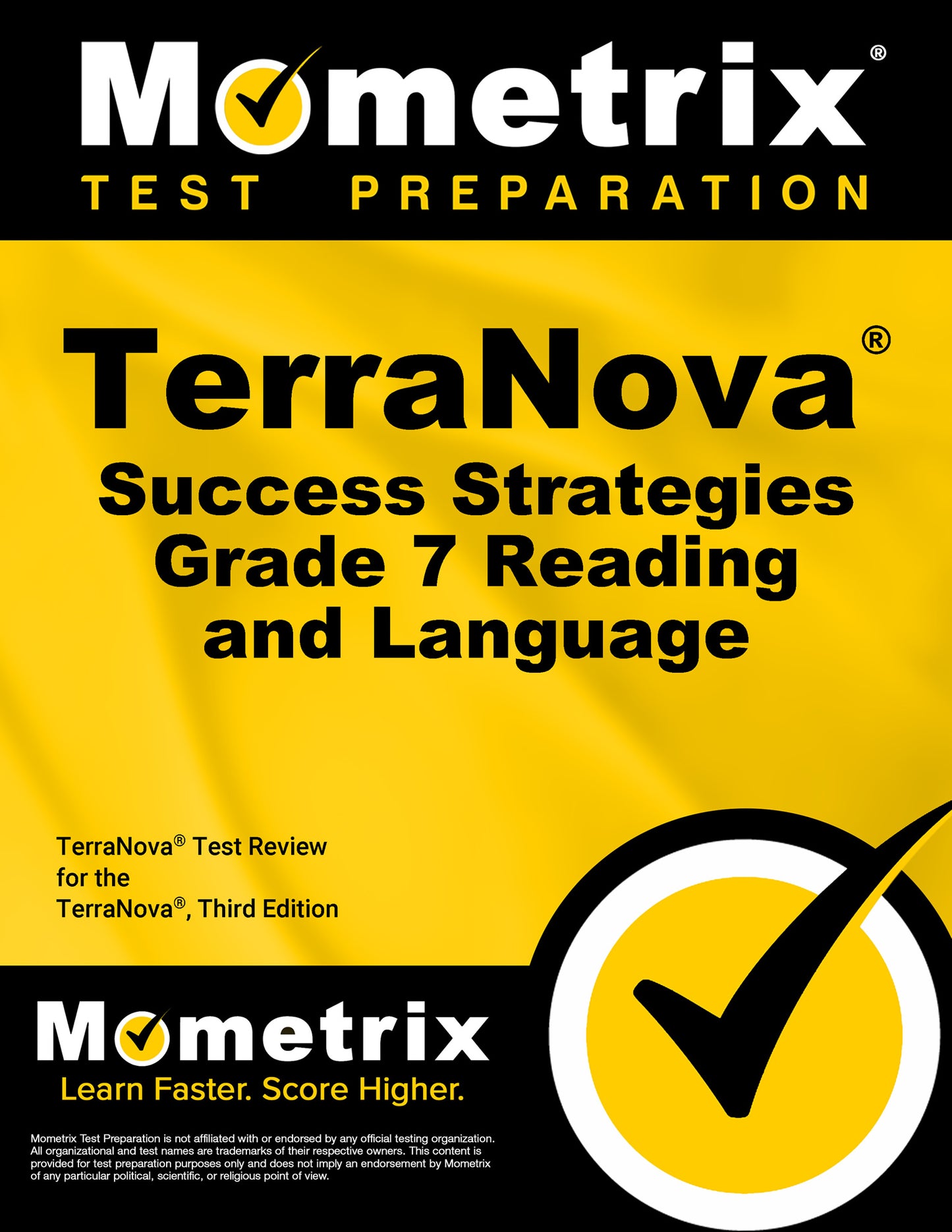 TerraNova Success Strategies Grade 7 Reading and Language Study Guide