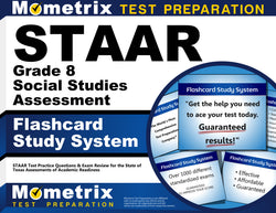 STAAR Grade 8 Social Studies Assessment Flashcard Study System - -----