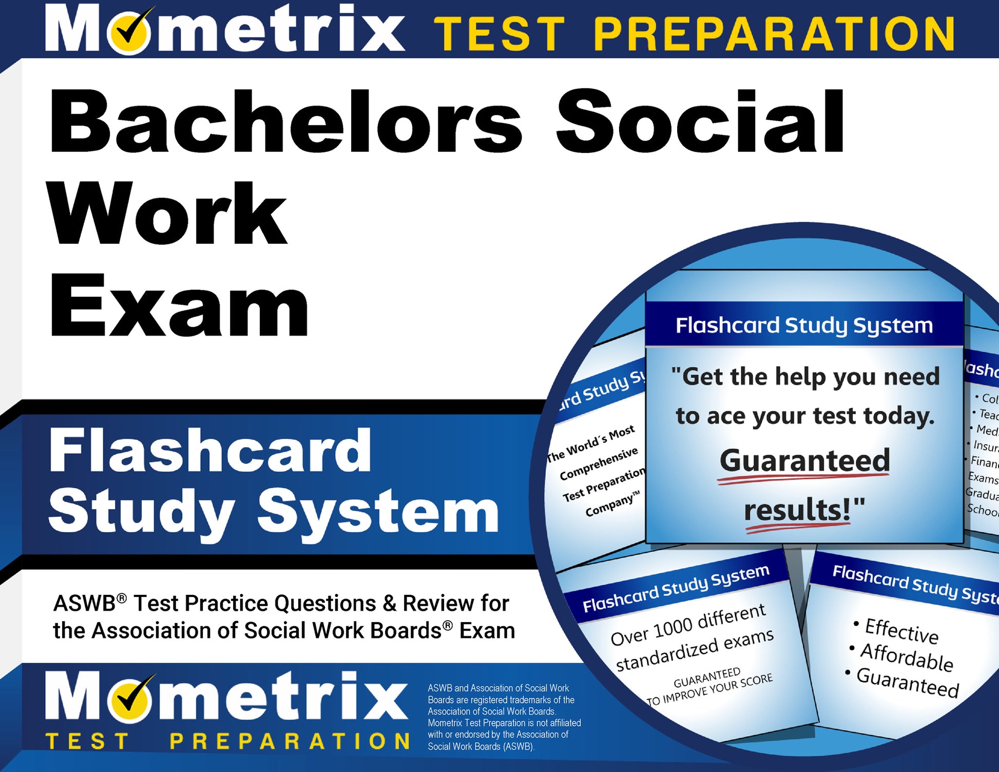 Bachelors Social Work Exam Flashcard Study System