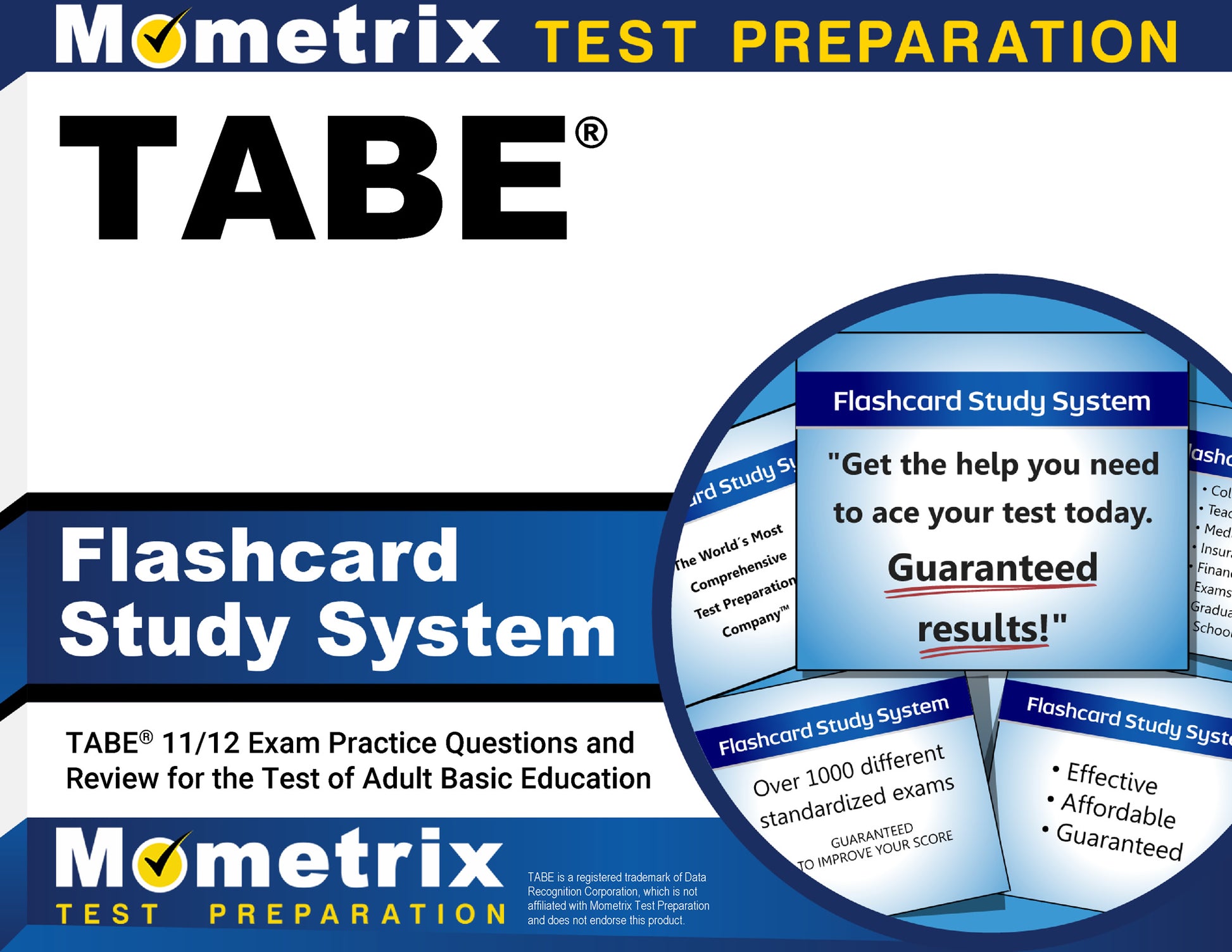TABE 11 and 12 Flashcard Study System