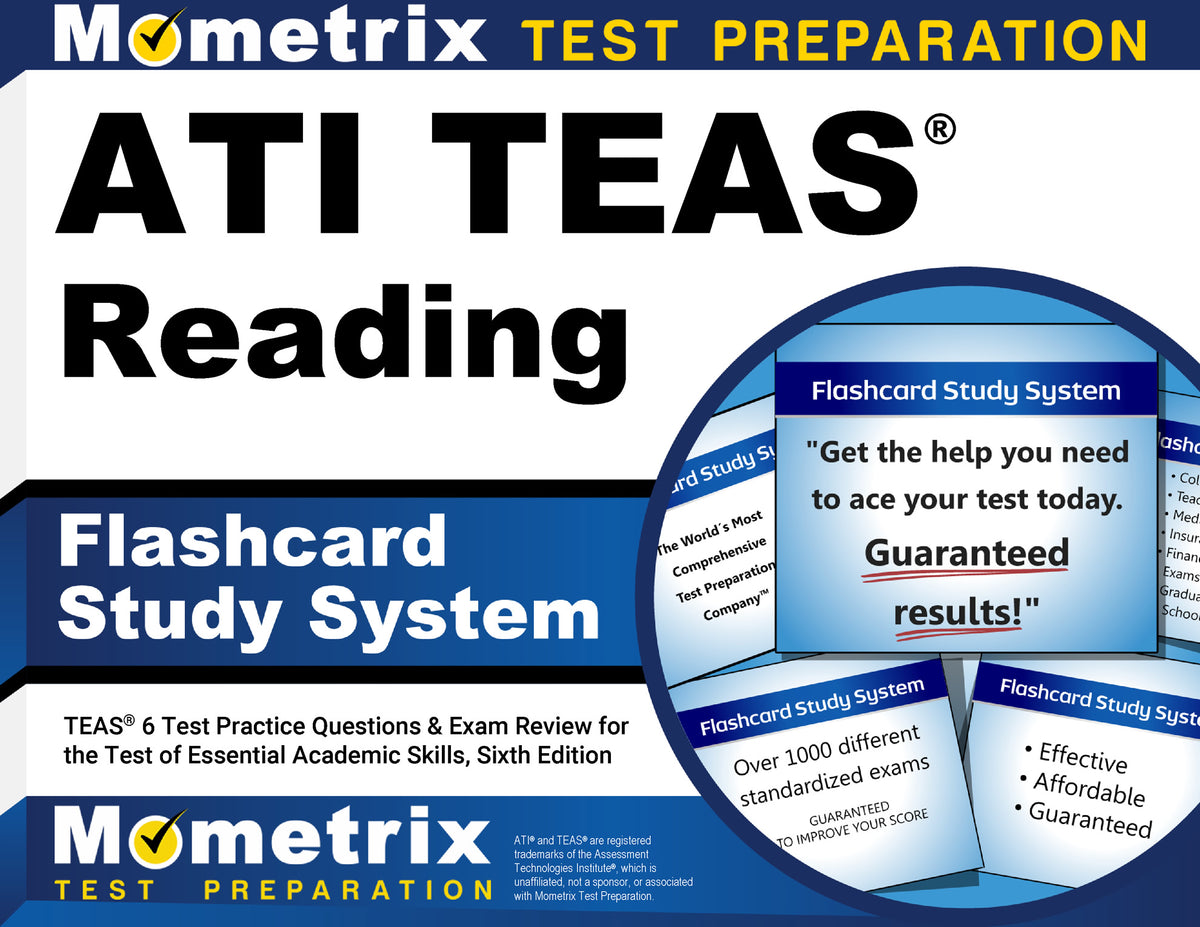 ATI TEAS Reading Flashcard Study System