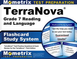 TerraNova Grade 7 Reading and Language Flashcard Study System - -----