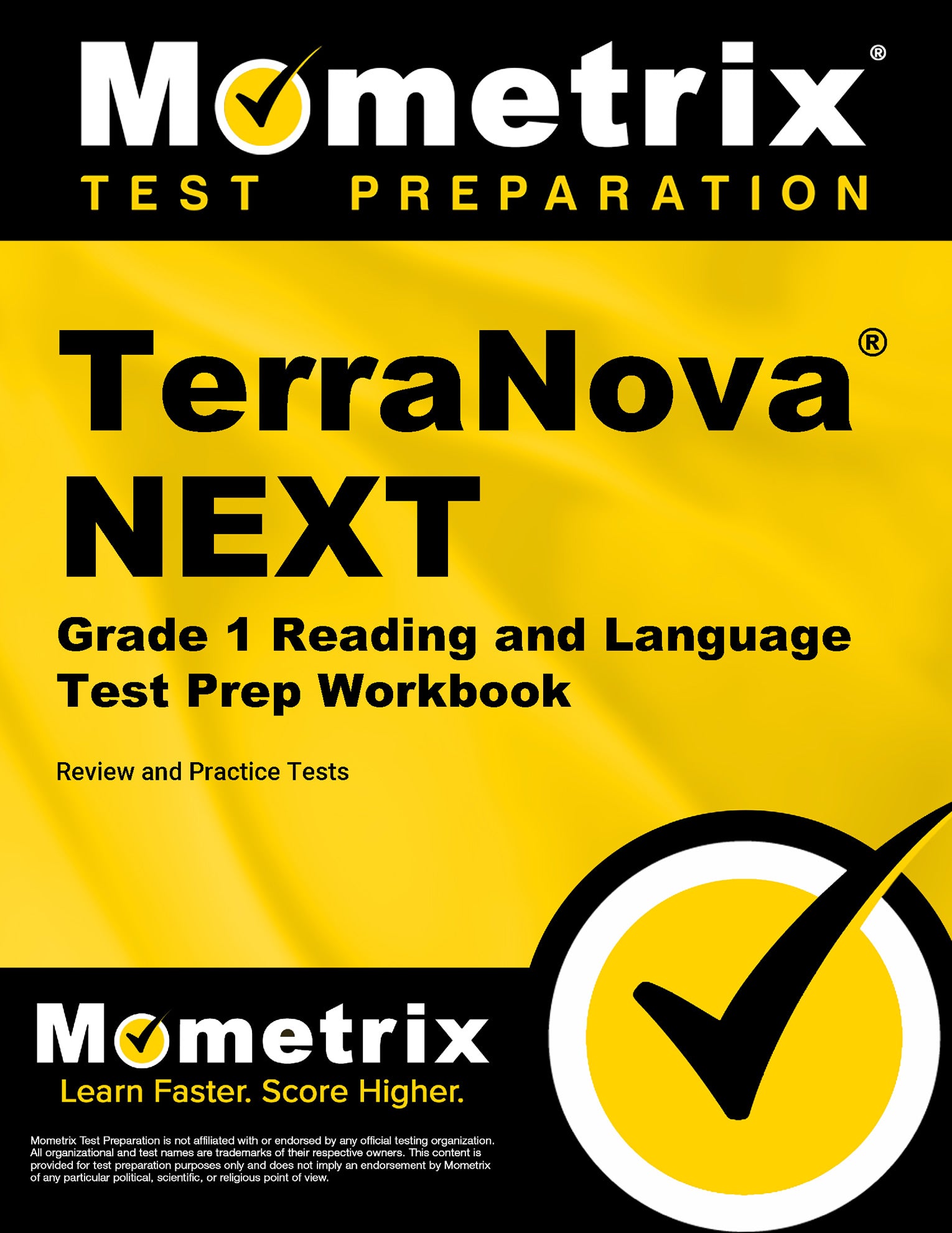 TerraNova NEXT Grade 1 Reading and Language Test Prep Workbook