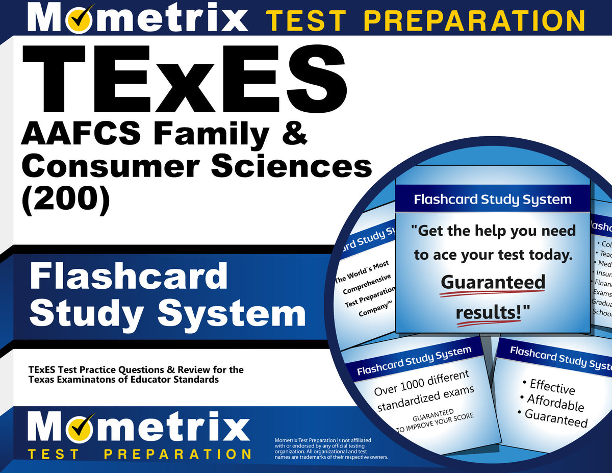 TExES AAFCS Family & Consumer Sciences (200) Flashcard Study System