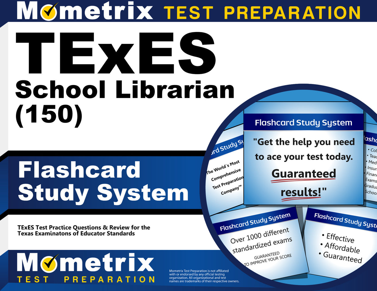 TExES School Librarian (150) Flashcard Study System