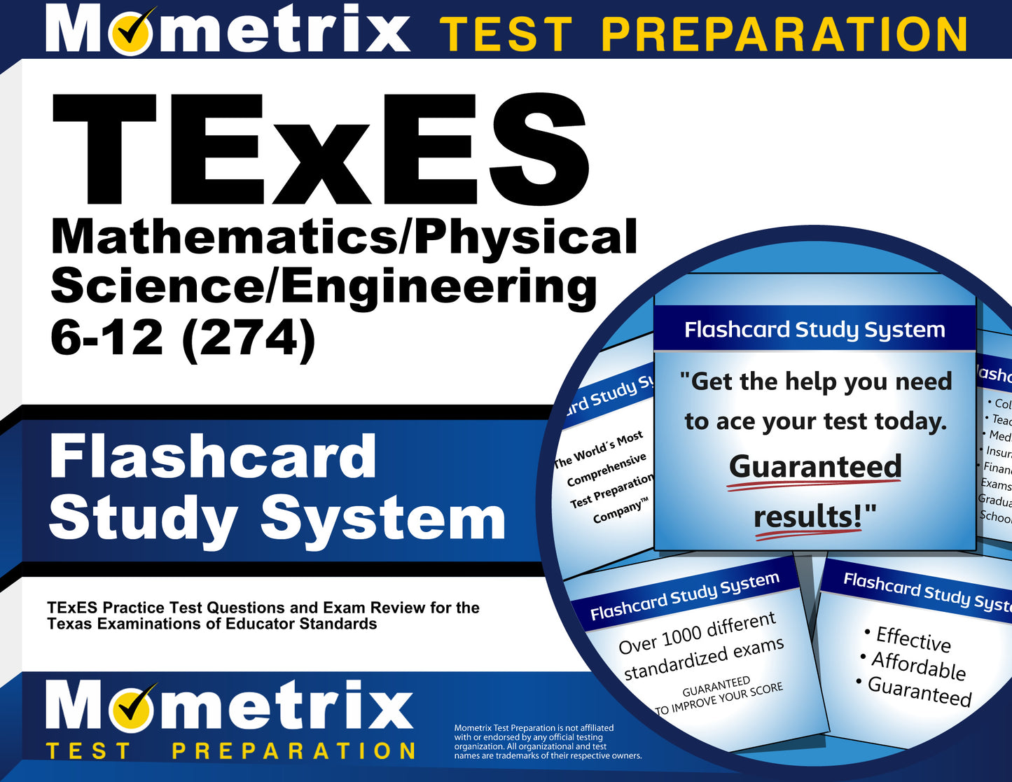 TExES Mathematics/Physical Science/Engineering 6-12 (274) Flashcard Study System