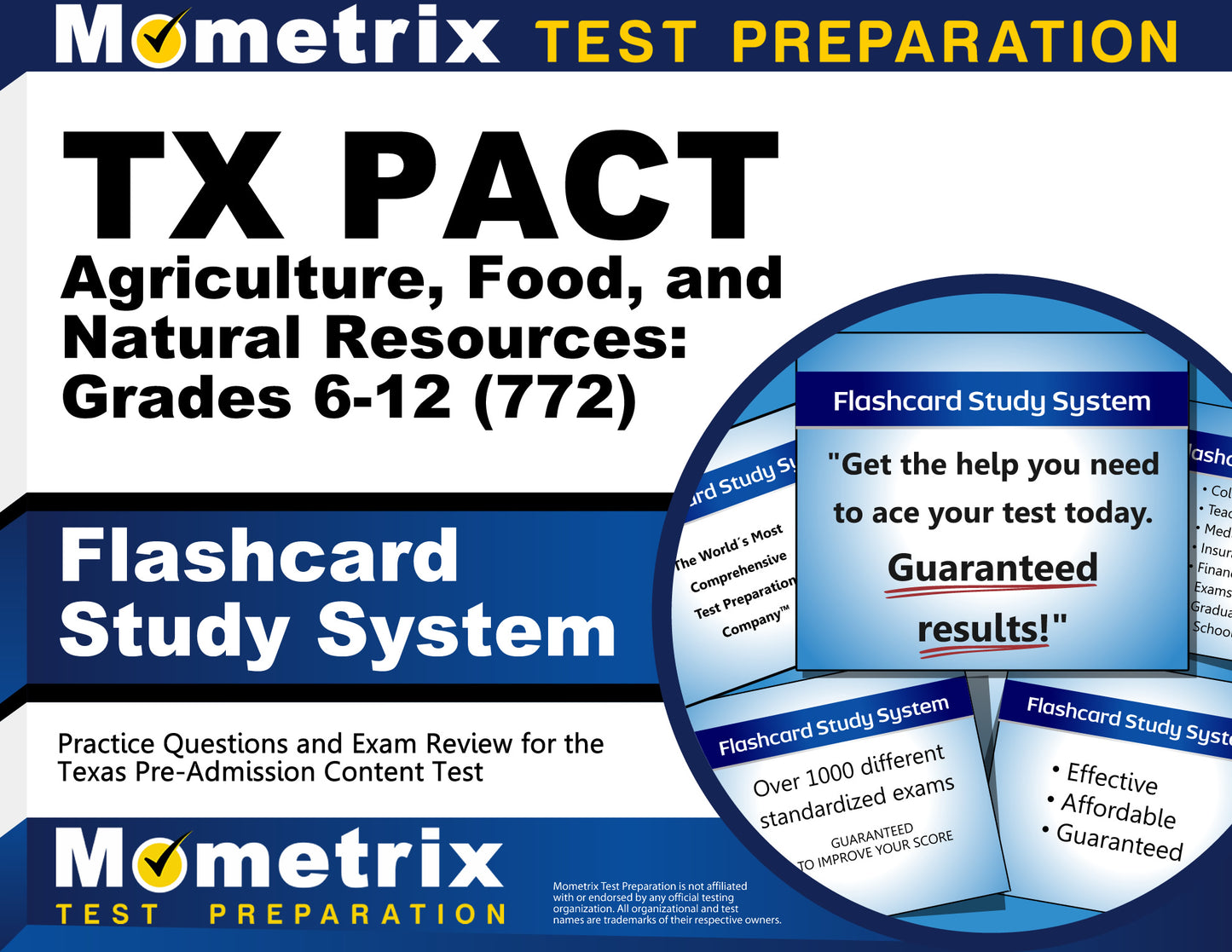 TX PACT Agriculture, Food, and Natural Resources: Grades 6-12 (772) Flashcard Study System