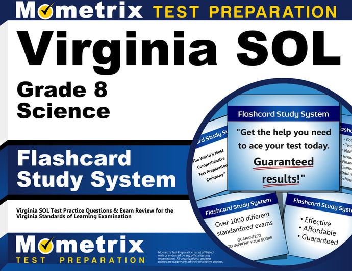 Virginia SOL Grade 8 Science Flashcard Study System