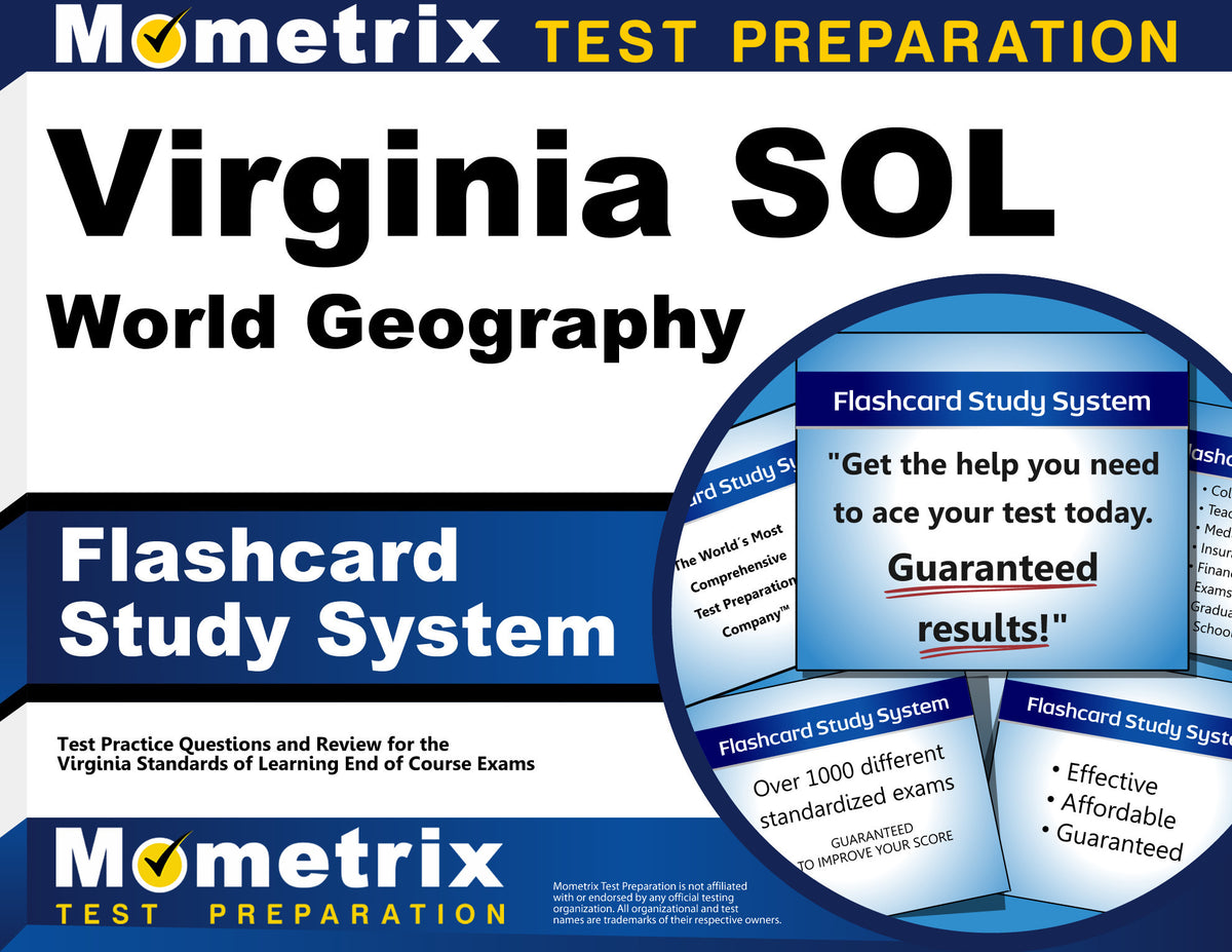 Virginia SOL World Geography Flashcard Study System