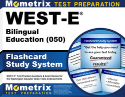 WEST-E Bilingual Education (050) Flashcard Study System - -----