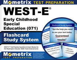 WEST-E Early Childhood Special Education (071) Flashcard Study System - -----