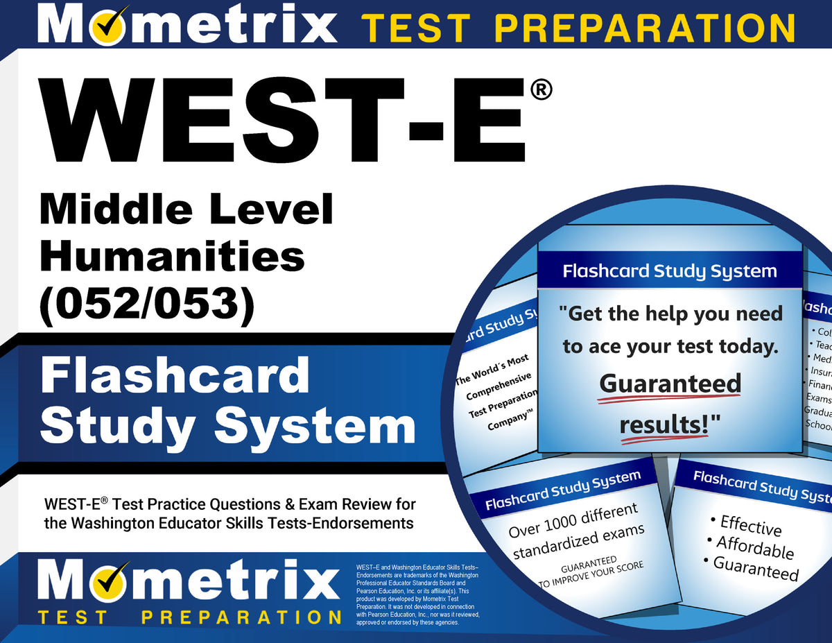 WEST-E Middle Level Humanities (052/053) Flashcard Study System