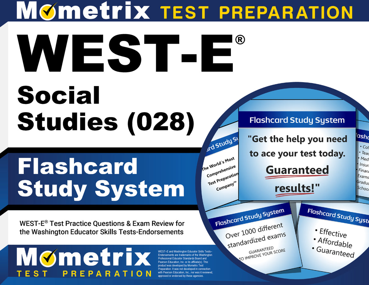 WEST-E Social Studies (028) Flashcard Study System