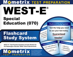 WEST-E Special Education (070) Flashcard Study System