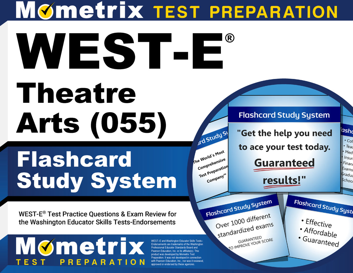 WEST-E Theatre Arts (055) Flashcard Study System